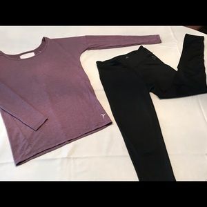 Old Navy Active Go-Dry maroon long sleeves shirt